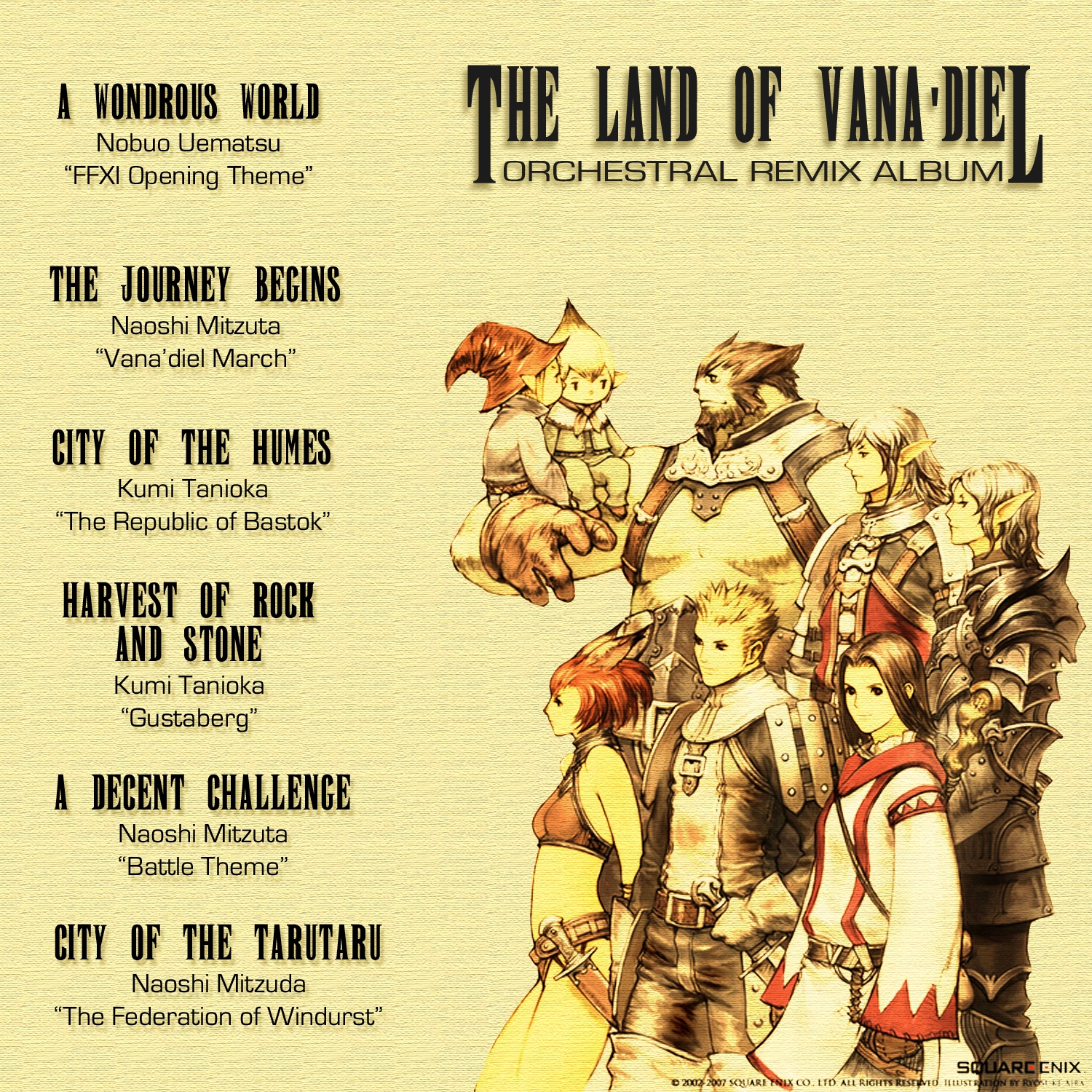その他 FINAL FANTASY XI W/F:Musicfrom Vana'diel Final Fantasy XI World: A Vana'diel Adventure - Album by